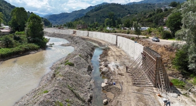 Giresun’da Taşkın Riskini Azaltacak Projede Sona Gelindi