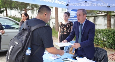 Giresun’da Üniversite Öğrencileri İçin Karşılama Stantları Kuruldu