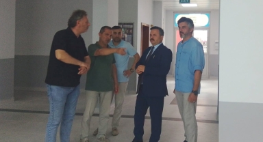 Giresun İl Millî Eğitim Müdürü Tokgöz'den Okul Tadilatlarına İnceleme Ziyareti