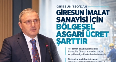 Giresun TSO Başkanı Çakırmelikoğlu'ndan 