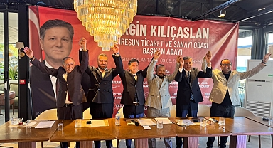 Giresun TSO'da Seçim Yarışına Yeni İsim: Kılıçaslan Adaylığını Açıkladı