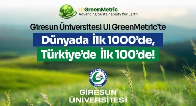 Giresun Üniversitesi Sürdürülebilirlik Sıralamasında Dünyada İlk 1000'de!