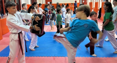 Görele’de Taekwondo Çalışmalarına Çocuklardan Yoğun İlgi