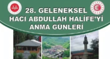 Hacı Abdullah Halife İçin 28. Geleneksel Anma Programı Düzenleniyor