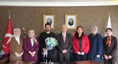 Milletvekili Elmas’tan Piraziz Belediyesine Ziyaret