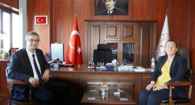 Müdür Aksoy’dan Giresun Defterdarı Hüsna Yıldız’a Ziyaret