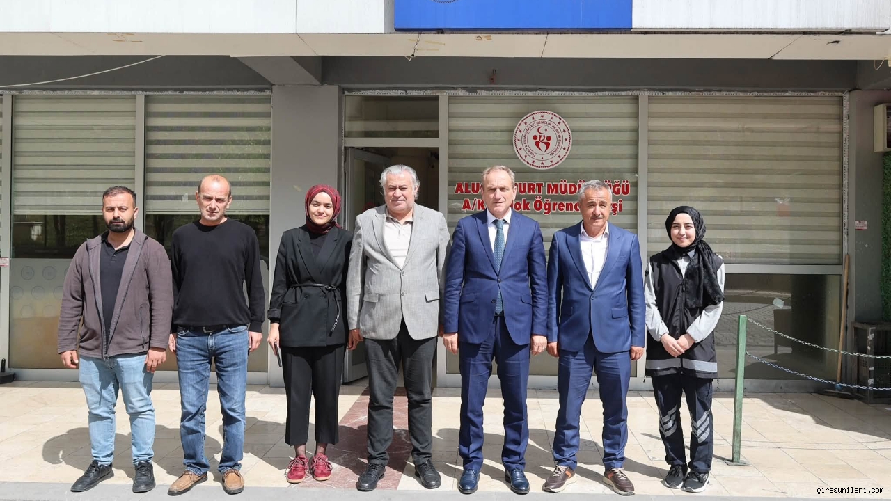 Müdür Ergün'den Alucra ve Şebinkarahisar Yurtlarına Ziyaret