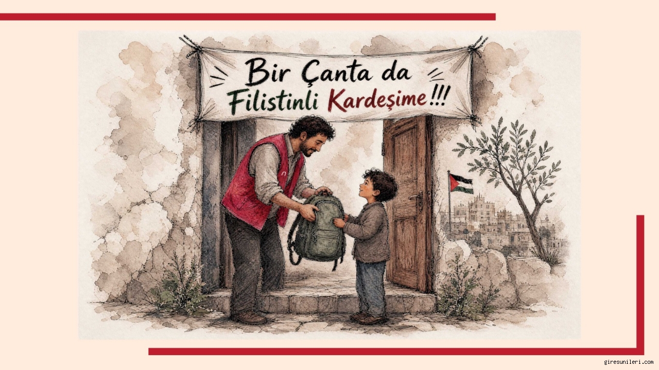 ÖNDER’den “Bir Çanta da Filistinli Kardeşime” Kampanyası