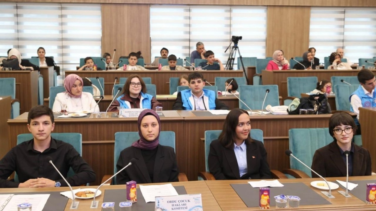 Ordu'da çocuklar iklim zirvesi için buluştu