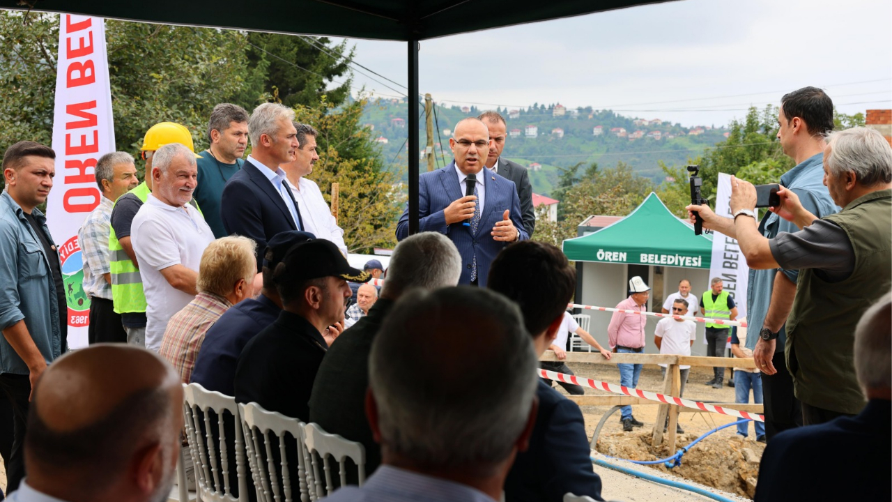 Ören’de Gençlik Merkezi'nin Temeli Atıldı