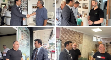 Piraziz Kaymakamı Kadir Kılıç’tan Esnaflara Ahilik Haftası Ziyareti