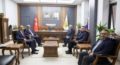 Rektör Yılmaz Can’dan Orman Bölge Müdürü Yasin Yaprak’a Tebrik Ziyareti