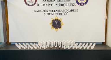 Samsun'da 12 bin 36 uyuşturucu hap ele geçirildi