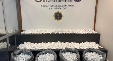 Samsun'da 130 bin 624 uyuşturucu hap ele geçirildi