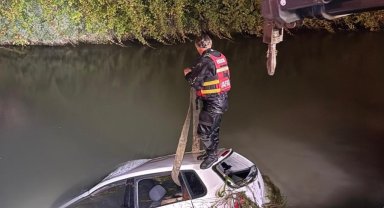 Tokat'ta sulama kanalına devrilen otomobildeki 2 kişi öldü