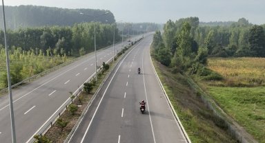 Umre için motosikletleriyle kutsal topraklara gidiyorlar