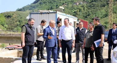Vali Koç'tan İl Özel İdaresi Batlama Şantiyesi'ne İnceleme
