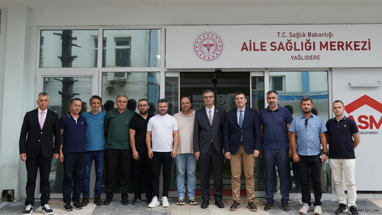Yağlıdere’de Sağlık Tesisleri İncelendi