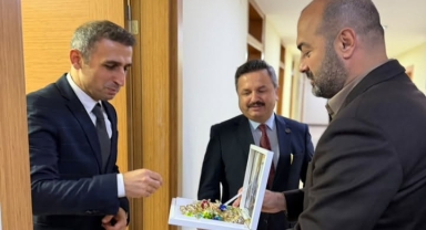 AK Parti Merkez İlçe Başkanı Civelekoğlu'ndan İl Milli Eğitim Müdürlüğü'ne Ziyaret