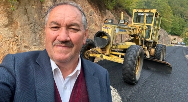 Aydındere Belediyesi'nden Kayaaltı Mevkiinde 7/24 Asfalt Mesaisi