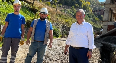 Aydındere’nin O Mahallesinde Altyapı Ve Aydınlatma Çalışmaları Başladı