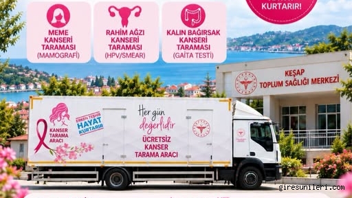Gezici Kanser Tarama Aracı 5 Ekim’de Keşap’ta Hizmet Verecek