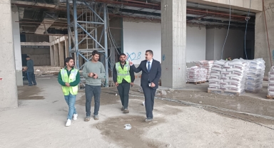 Giresun Adalet Sarayı İnşaatında Son Durum İncelendi