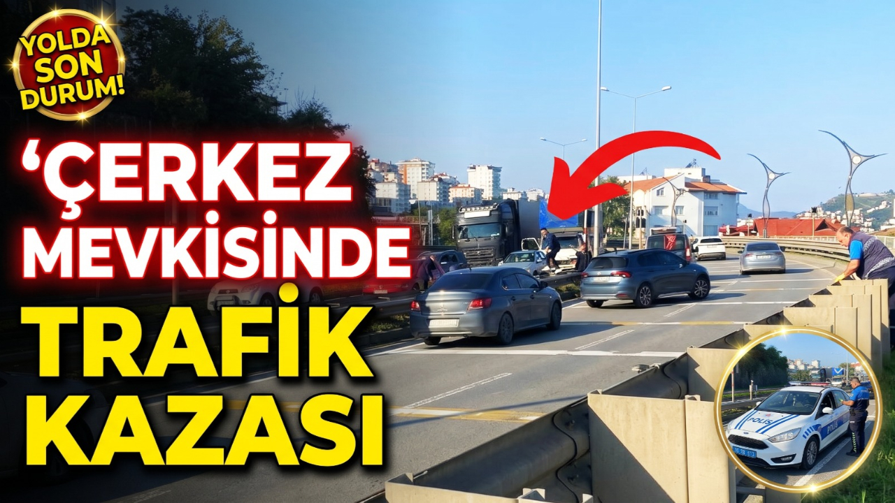 Giresun Çerkez Mevkiinde Trafik Kazası