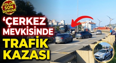 Giresun Çerkez Mevkiinde Trafik Kazası