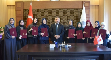 Giresun’da 10 Öğrenci Hafızlık İcazet Belgelerini Aldı
