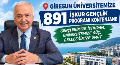 Giresun’da 891 Üniversite Öğrencisine İstihdam Fırsatı!