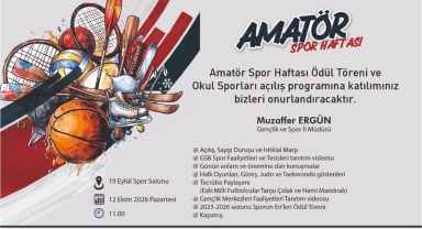 Giresun'da Amatör Spor Haftası ve Okul Sporları Sezonu Açılıyor