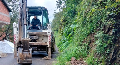 Giresun’da Köy Yollarında Ulaşım İçin Çalışmalar Sürüyor