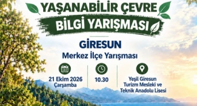 Giresun’da Liseliler Çevre Bilgisi İçin Yarışacak