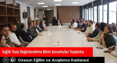 Giresun Eğitim Ve Araştırma Hastanesi’nde Başarı Toplantısı