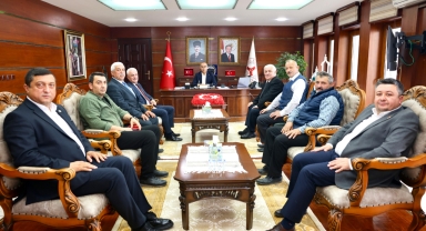 Giresun Valisi Mustafa Koç, Köy Muhtarlarını Kabul Etti