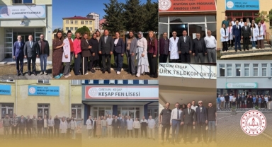 Keşap’ta İlçe Milli Eğitim Müdürü Salih Aykıt’tan Veda Ziyaretleri