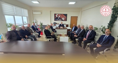 Keşap’ta Okul Müdürlerinden Şenel Bulut’a Hayırlı Olsun Ziyareti