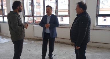 Müdür Tokgöz’den Bulancak’taki Okul İnşaatlarına İnceleme