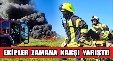 Ordu-Giresun Havalimanı'nda Ekipler Zamana Karşı Yarıştı!