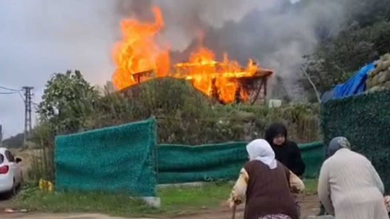 Piraziz’de Alevler Evi Sardı, Aile Gözyaşlarına Boğuldu