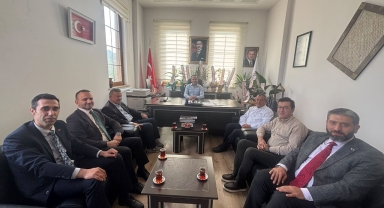 Piraziz’de İlçe Müdürlerinden Erol Aşık’a Hayırlı Olsun Ziyareti