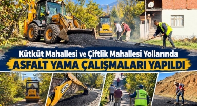 Şebinkarahisar’da İki Mahallede Yol Mesaisi