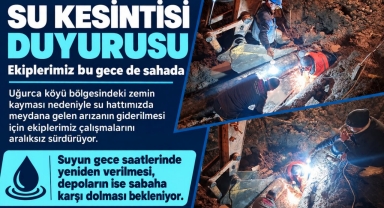 Şebinkarahisar’da Su Hattında Zemin Hareketi Sorunu