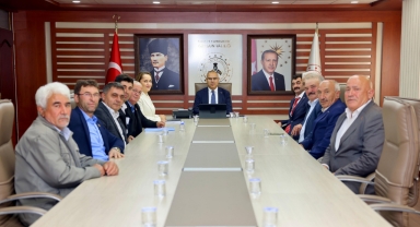 Şebinkarahisarlı Muhtarların Talepleri Valilikte Ele Alındı
