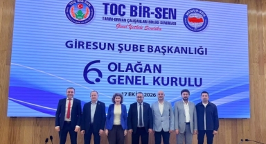 Toç Bir-Sen Giresun Şubesi'nde Murat Koç Yeniden Başkan Seçildi