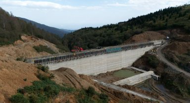Trabzon'daki Uçarsu Göleti'nin gelecek yıl hizmete girmesi planlanıyor