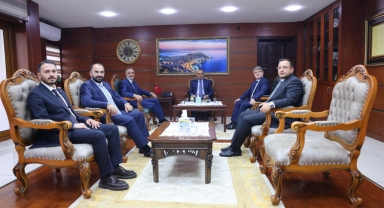 Vali Mustafa Koç, ASKON Heyetini Kabul Etti