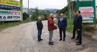 Vali Mustafa Koç’tan OSB’de Fabrika ve Grup Yolu İncelemesi