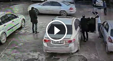 Benzin İstasyonundaki O Saldırı Güvenlik Kamerasına Böyle Yansıdı